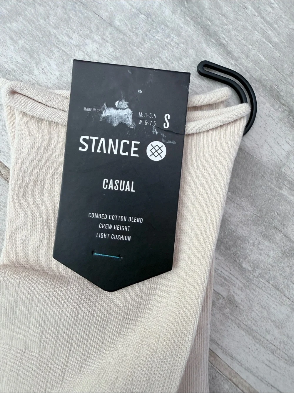 Stance cream colored